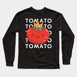 Tomato Funny Cute Long Sleeve T-Shirt
